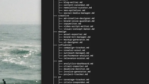 Future Agency Structure: 38 AI Agents, 8 People