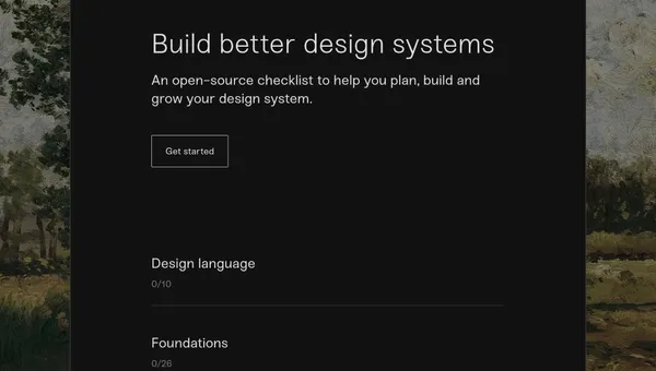 Design System Checklist: Open-Source Planning Tool